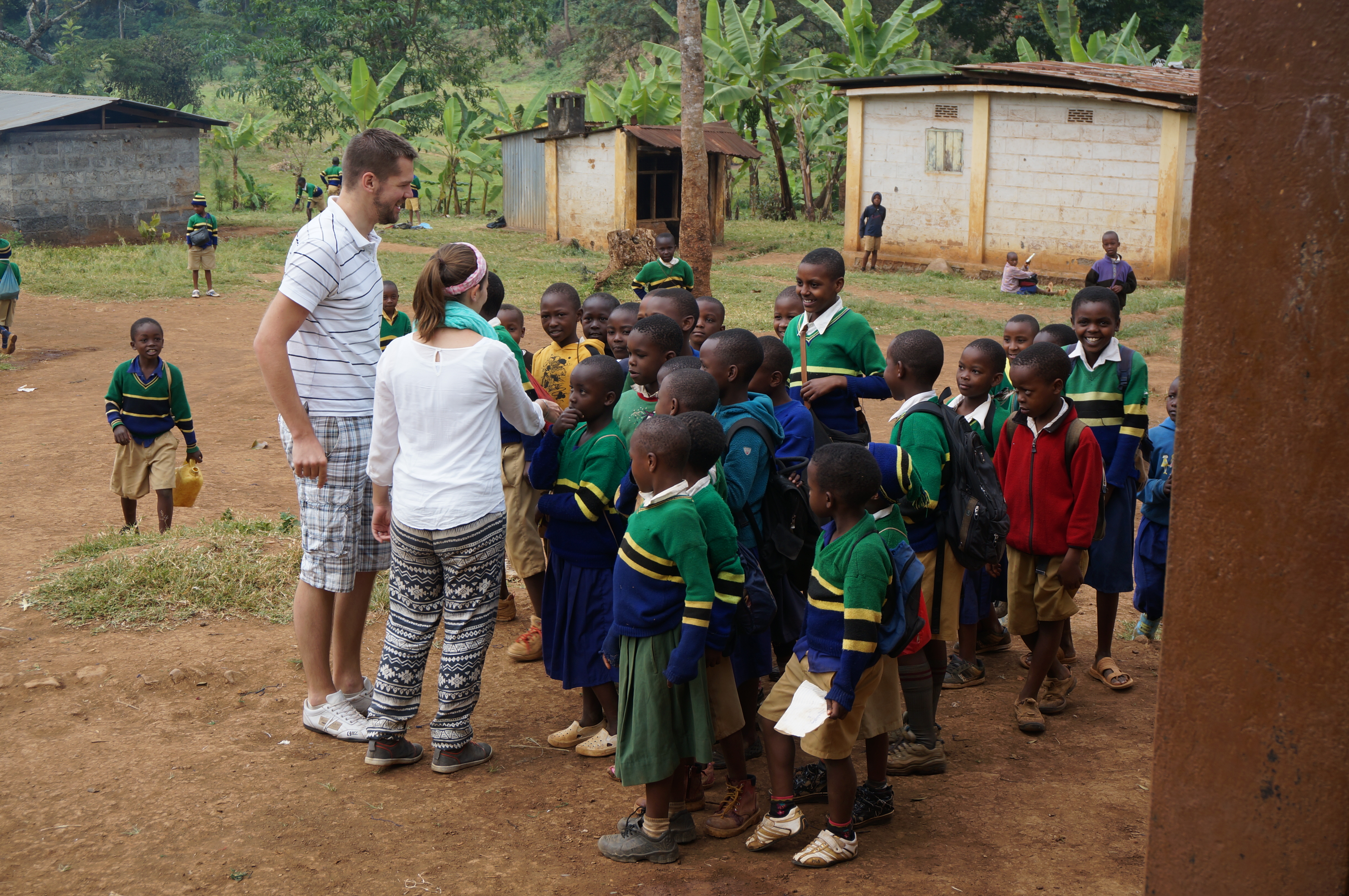 Schooltje op het platteland