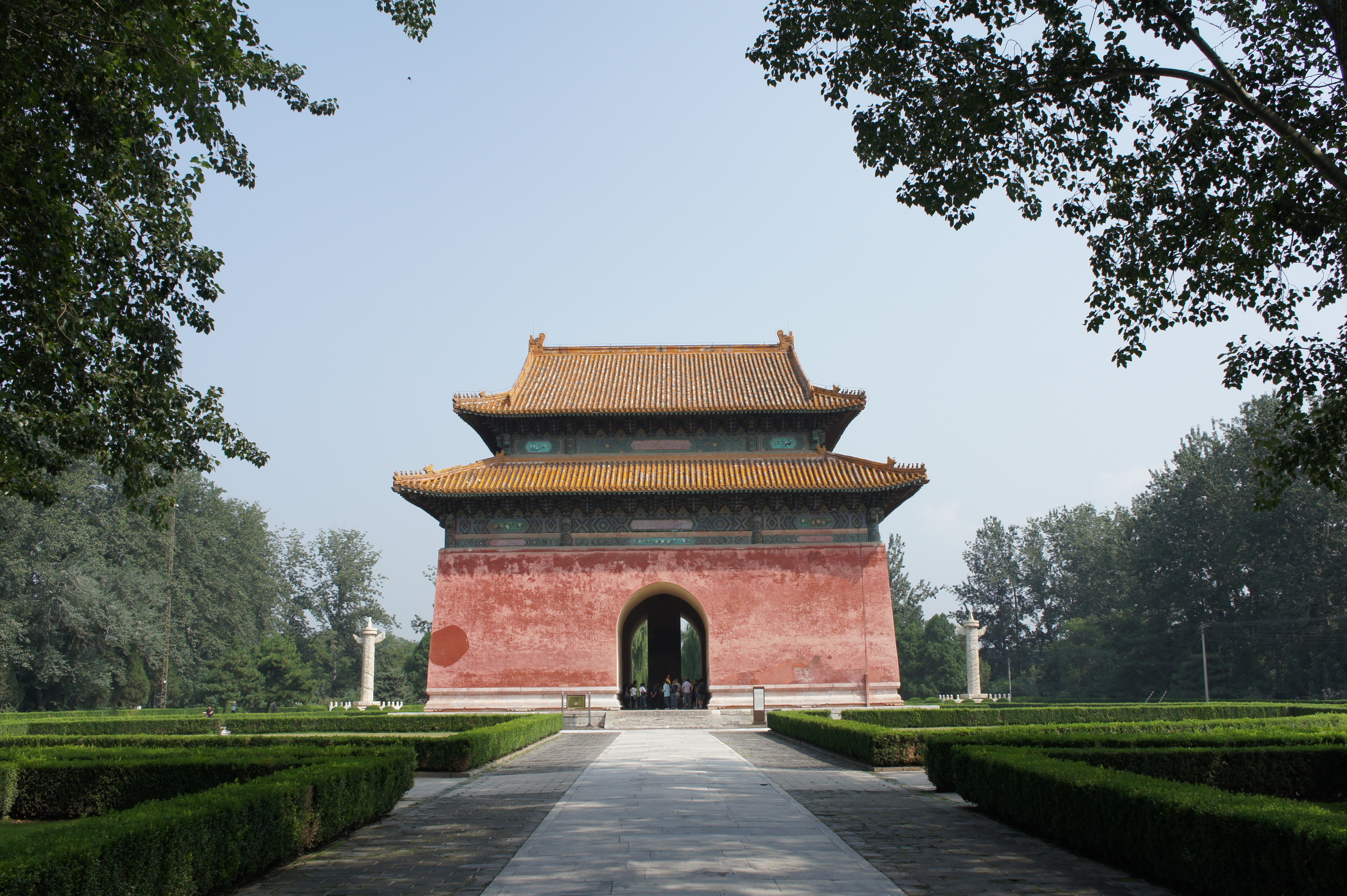Tempel in de buurt van Peking