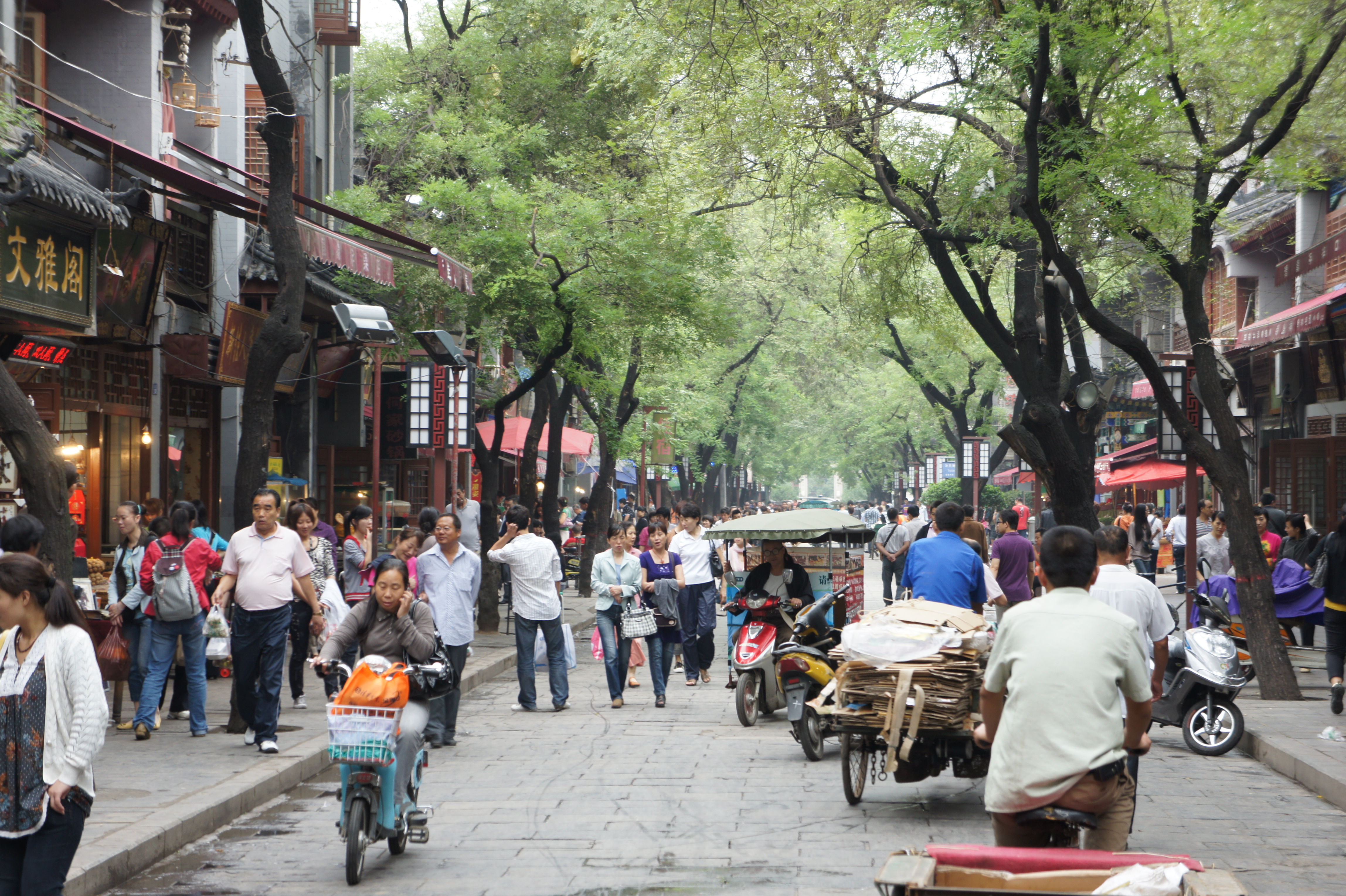 Gemiddeld straatje in China