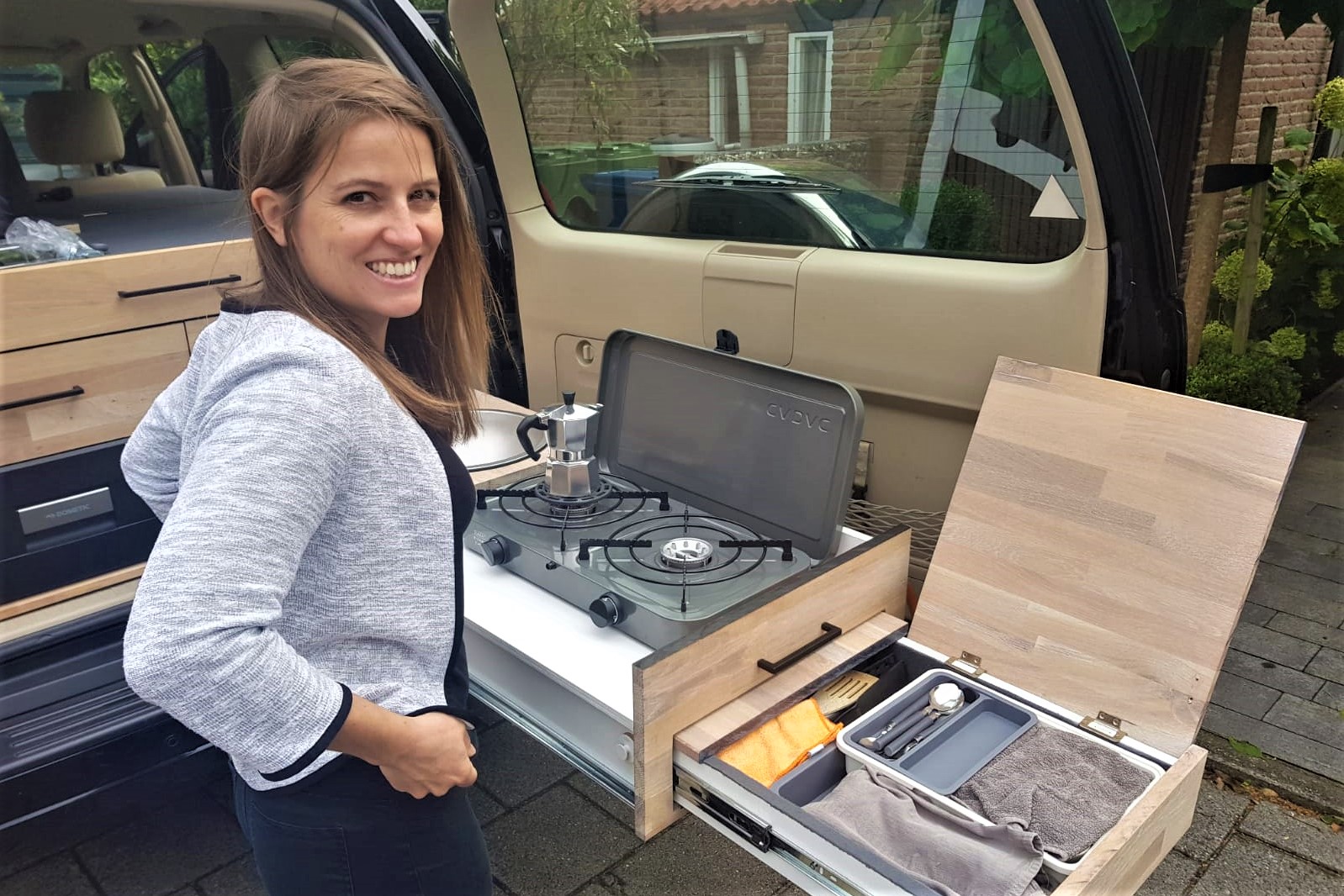 Even het gastoestel testen.