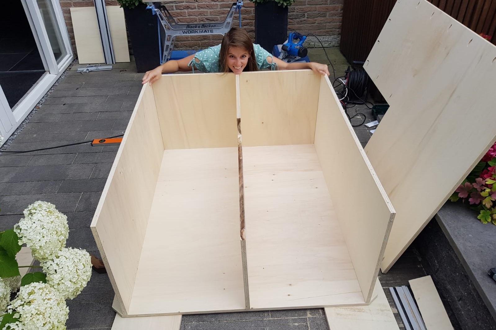 Schat, houd jij het even vast?