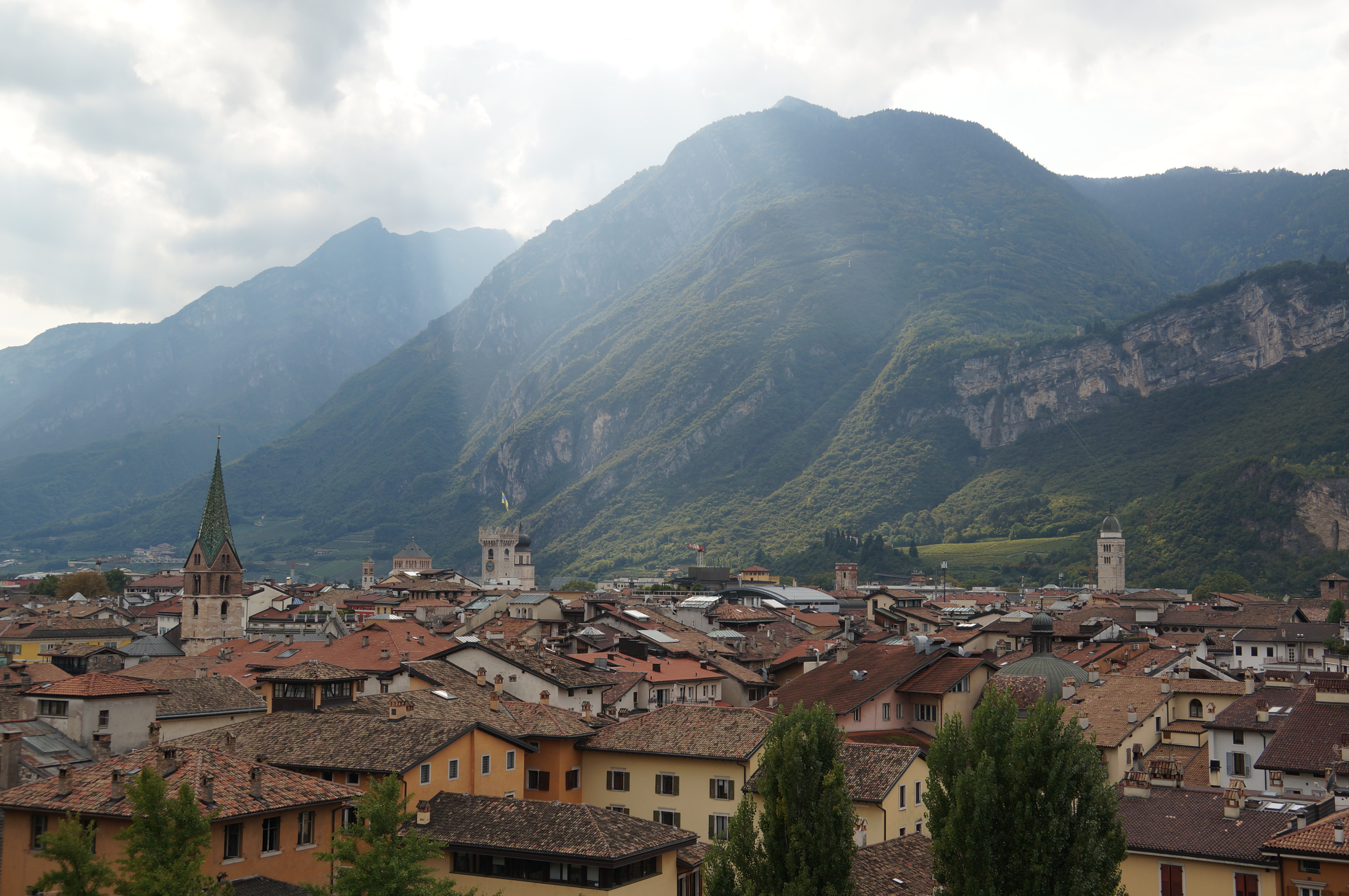 Uitzicht over Trento